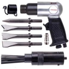 Pneumatisk Hammer Impact Needle + 4X Grotter Cutter Needle Head