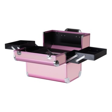 Cosmetic Case Pink 40 - Ammattimainen kauneudenhoidon järjestäjä