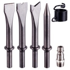 Aguja de impacto neumática del martillo + 4x grutas cortador de corte cabeza