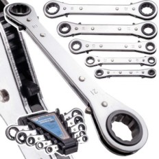 Key set conjunto com chaves de chocalho 6-21mm dupla face 5pcs