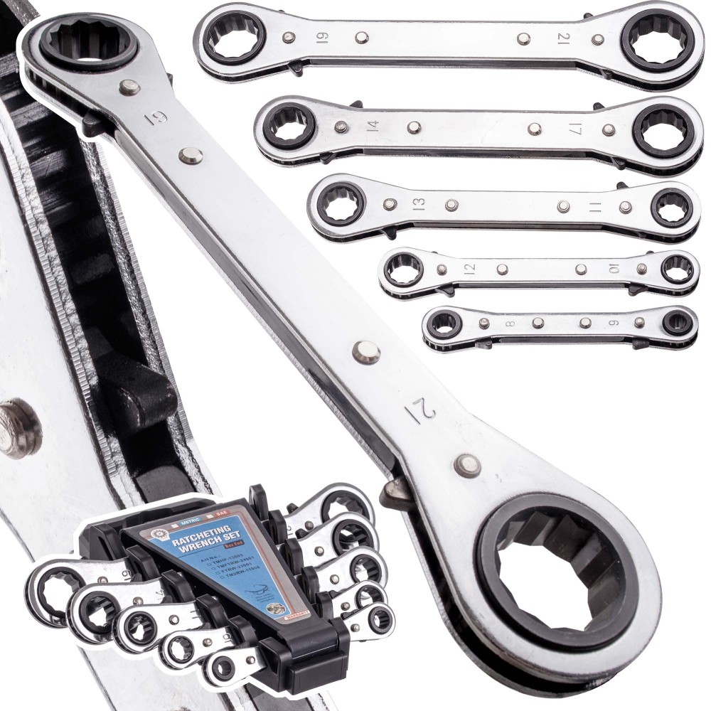 Tipka za vrećicu set s čeljustima od 6-21mm dvostranim 5pcs