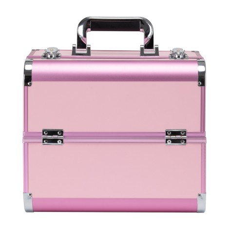 Maletín cosmético rosa 40 — vista frontal