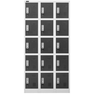Scraper wardrobe with social lockers Metal for locker room 15 keyboard