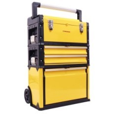 Caja de herramientas. Trolley del taller. 3 segmentos. Gabinete. Caso. Cajón