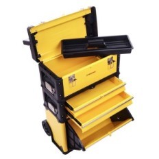 Toolbox. Workshop Trolley. 3 segmenttiä. Kaappi. Tapauksessa. Laatikko