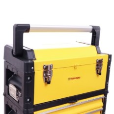 Casella degli strumenti. Carrello del workshop. 3 segmenti. Armadio. Caso. Cassetto