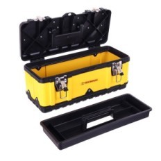 Boîte à outils 39 cm 7L acier + ABS avec serrures universelles