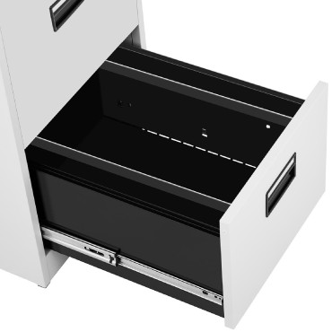 Kantoorgarderobe voor documentenbestanden met 3 metalen laden 47 x 60 x 101,5 cm