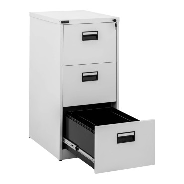 Kantoorgarderobe voor documentenbestanden met 3 metalen laden 47 x 60 x 101,5 cm
