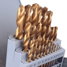 DR25 Vrták pro kov HSS Set 25el 1-13mm (titan) kazeta (-)