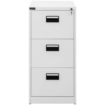 Kantoorgarderobe voor documentenbestanden met 3 metalen laden 47 x 60 x 101,5 cm