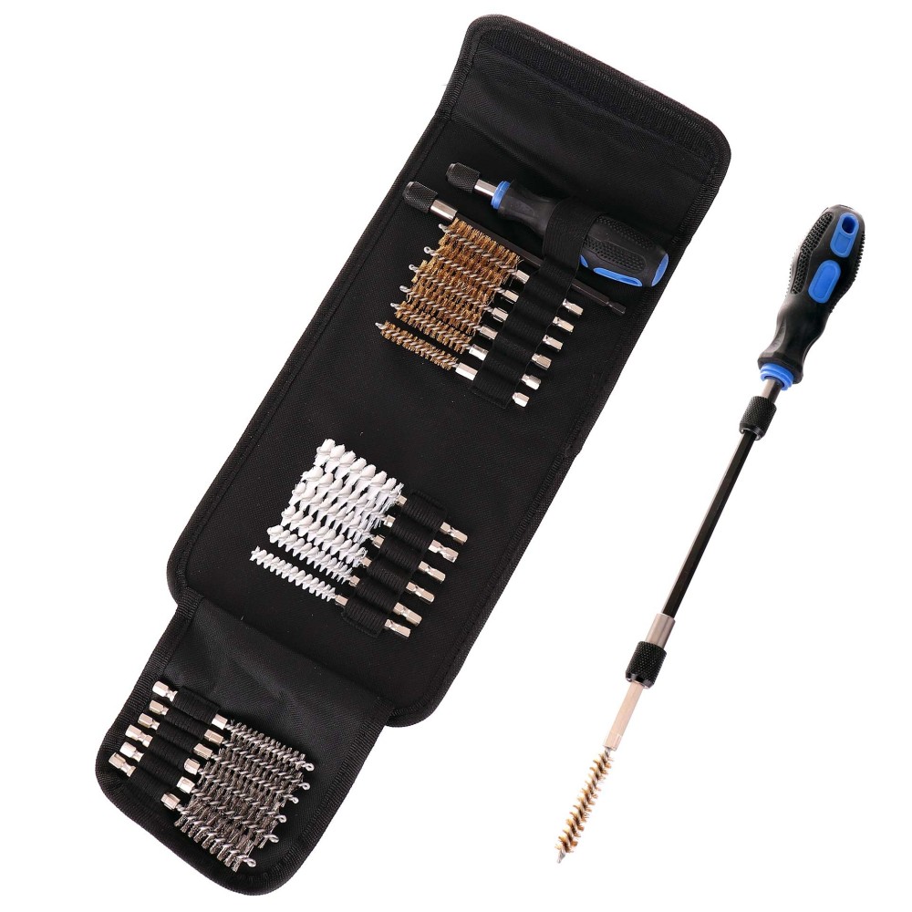 Um conjunto de pincéis SK2647 20CZ para limpar. Soquetes do injetor