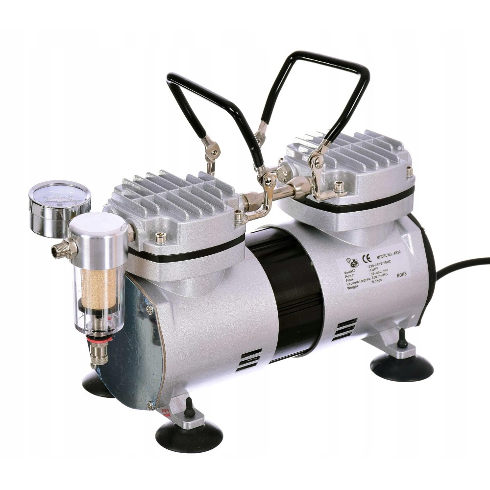 AS30 2 "Backpoint" siurblys 2-backplate. 230V (650mmhg, 35-40l / min)