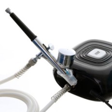 Compressore Aerografo Modellazione Cosmetici Auto 3-Stop. Regolazione della pressione