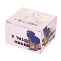 2W2032 distributore TEE Oxygen, CO2 1/4 "con valvole