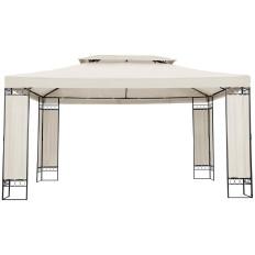 Garden Pavilion Altana Tenda pieghevole 3 x 4 x 2,6 m Cream