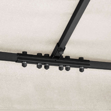 Sodo paviljonas Altana lankstymo palapinė 3 x 4 x 2,6 m grietinėlė