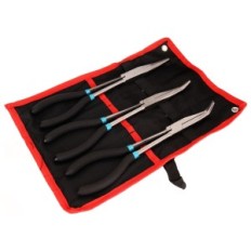 Sett med lange tanger. Simple Bent Tang 3x Case