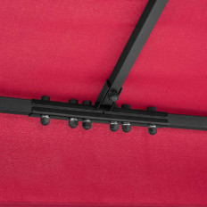 Gartenpavillon Pavillon Faltzelt 3 x 4 x 2,6 m Rotwein