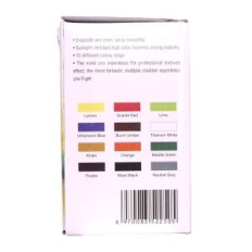 Blanda och 12x 30ml Färger 12 Färger för Acrylic Aerographs Timbertech