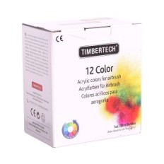 MIX-A 12X 30ML LAKTY 12 FARBY PRE AKRYLICKÉ AERSOGY TIMBERTECH