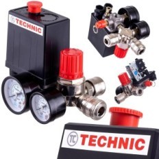 Interruptor de pressão. Pressão do compressor. 1/4