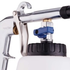 Washing gun for washing upholstery