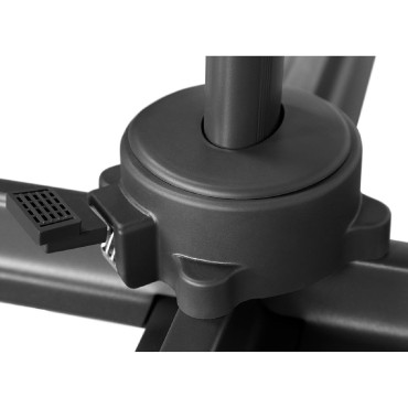 Sida trädgårdsparaply på en 250 x 250 cm kvadratisk boom