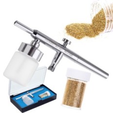 Aerógrafo mini pistola de pintura para pintura com Brocade Brocade Bocal 4mm