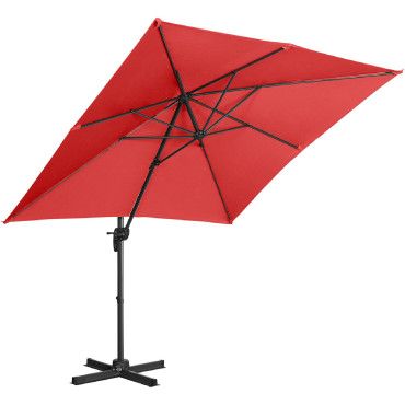 Stranski vrt Umbrella na 250 x 250 cm Square Boom