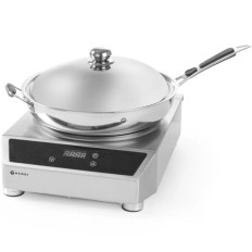 Inductiekookplaat. Inductieve WOK PROFI LINE 3500W - Hendi 239766