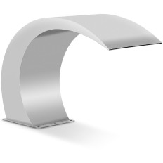 Ūdenskritums nerūsējošā tērauda kaskāde dārza dīķa ūdens priekšgala 30cm