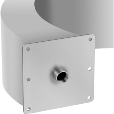 Cascade en acier inoxydable pour jardin avec un arc de 30 cm pour bassin.