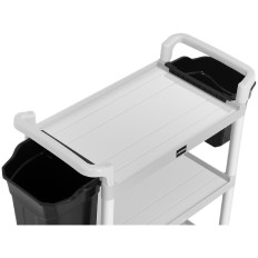 Service Trolley voor het schoonmaken van 2 plastic containers tot 150 kg