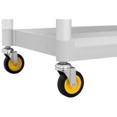 Service Trolley voor het schoonmaken van 2 plastic containers tot 150 kg