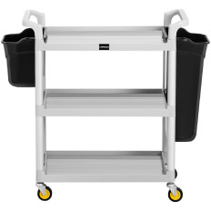 Service Trolley voor het schoonmaken van 2 plastic containers tot 150 kg