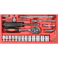 Kit de herramientas JC10001 1/4 "46CZ. (- -)