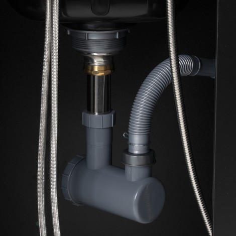 Gabbiano barber station for hair washing 5023 — close-up of the cable