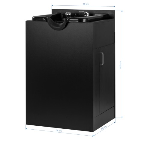 Gabbiano barber station for hair washing 5023 — front view