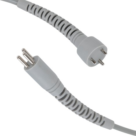 Cable for nail drill head EXO SX7 — close-up of the cable