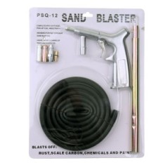 Gun di sabbiatura 4x ugello con set di carta vetrata tubo tubo