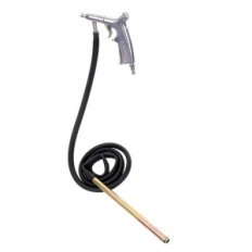 Sandblasting Gun 4x dyse med slange rør sandpapir sett