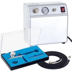 Compressore di modellazione con aerografo + riduttore circolare - compressore a pistone