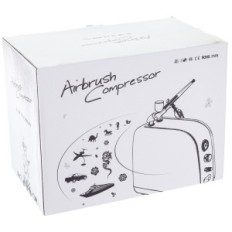 Silent Modellierung Kompressor HS-386 Auto Stop Fan Filter Aerograph 0.3mm