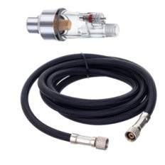 Mini-kompressor Modellering för Airbrush Aerographer Snake Filter Complete Set