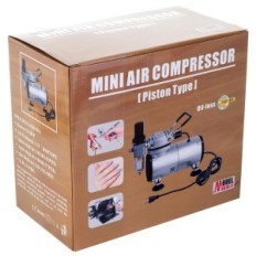 Aerografisk kompressor til aerografering + aerage af malingen. Kit