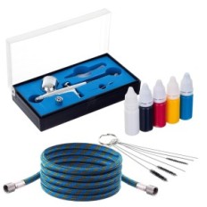 Aerograph compressor for aerograph + Aerograph of the paint tubes. Kit