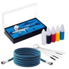 Aerograph kompressor for aerograph + aerograph av malingsrørene. Kit