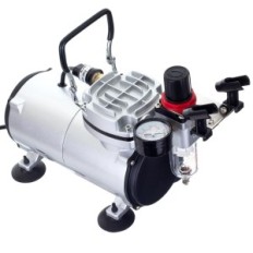 Compresor de aerógrafo para aerógrafo + aerógrafo de los tubos de pintura. Kit