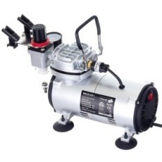 Aerograph compressor for aerograph + Aerograph of the paint tubes. Kit